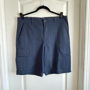 Chaps Mens Cargo Shorts Performance Stretch Navy 34 NWT